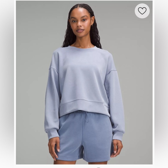 Lululemon Softstreme Perfectly Oversized Cropped Crew - Picture 1 of 7
